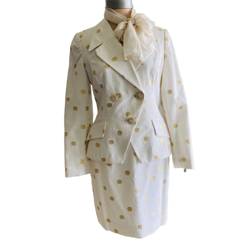 Rickie Freeman TJ Nights Dress Suit vintage size 8